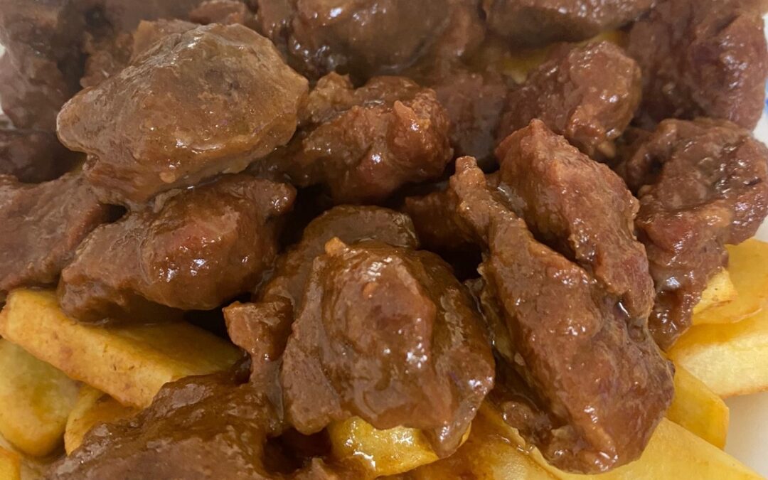 CARRILLADA DE CERDO EN SALSA (para 4 personas)
