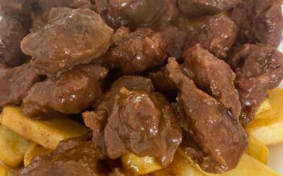 CARRILLADA DE CERDO EN SALSA (para 4 personas)